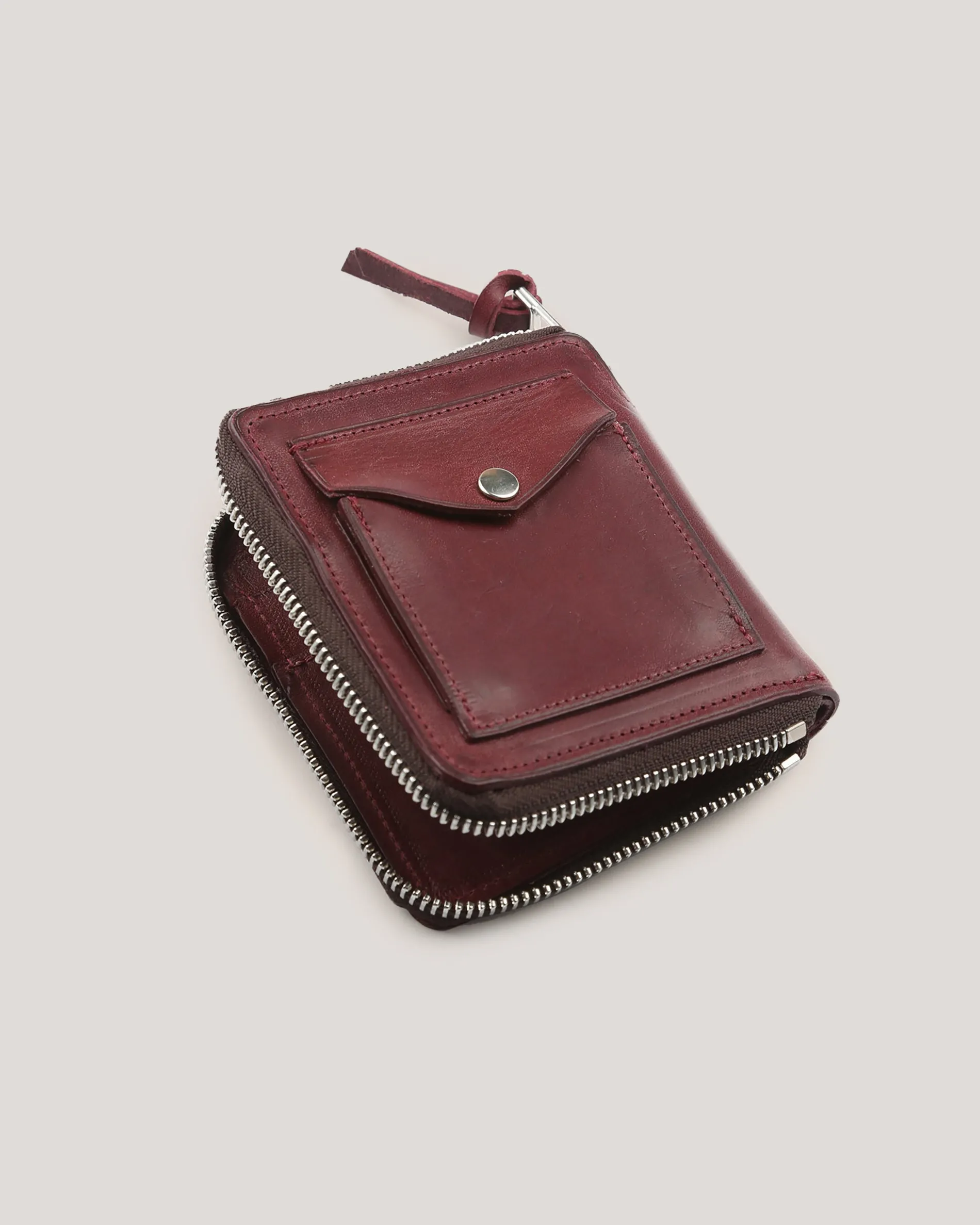 Women YMC Zip Leather Wallet